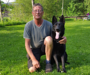 Peter Holschbach<br>
mit Moon vom Silvano SG BH AD IPO3 
<p>
und Bonja vom Sonnenkönig<br> SchH3,FH1,FH2 </p>