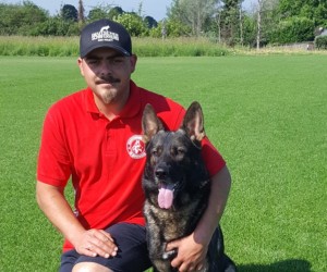 Lucas Stangier<br>mit Lobo von der Eisenkaute<p>IGP3<br>V<br>Angekört